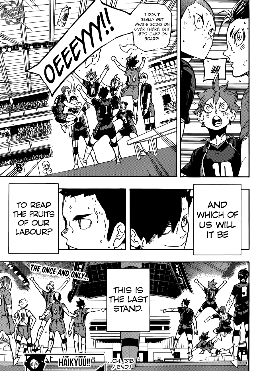 Haikyuu!!, Chapter 318 image 20